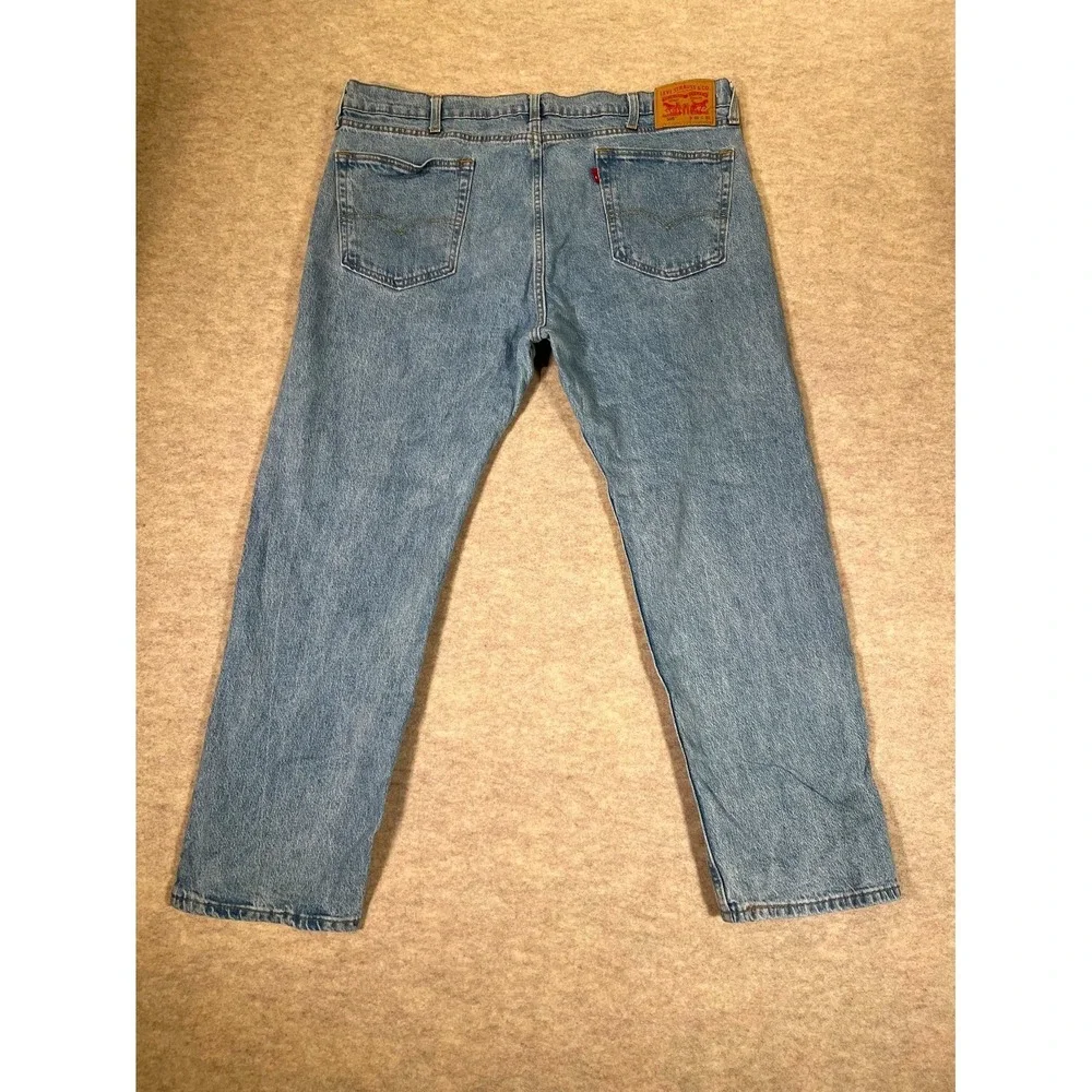 Levi's 505 Regular Jeans Mens‎ 40x30 Blue Denim Cotton Straight Leg Casual Wear